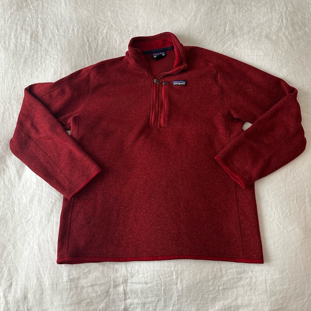 Patagonia Maroon Pullover - men’s size large - GUC